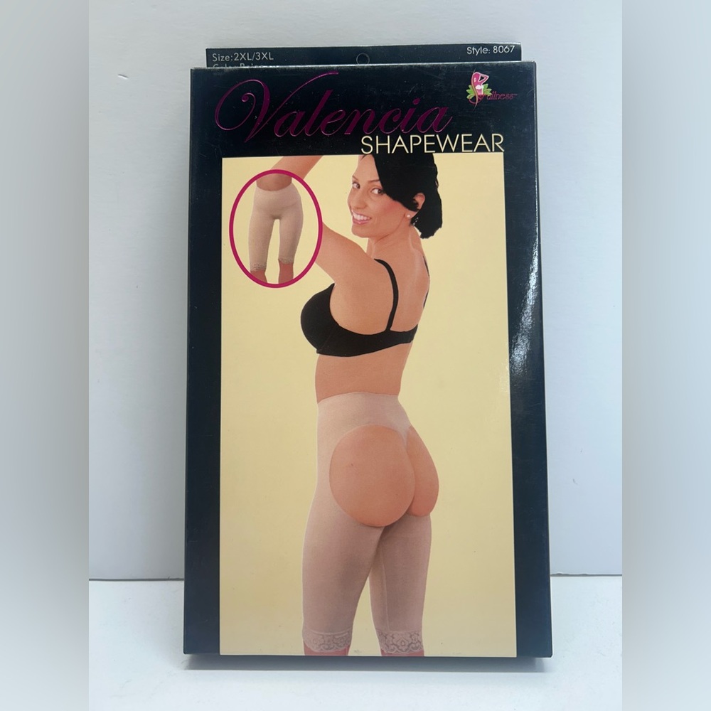 Valencia Shapewear‎ Beige Thigh Trimmer Size 2XL/3XL